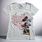 Disney Minnie Mouse Heart "Will You Be My Mickey?" Valentine Womens T Photo 11