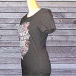 District made black cowgirl T Photo 3