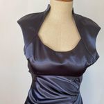 Hailey Logan  by Adrianna Papell womens purple grey Satin dress size 5/6 Photo 1