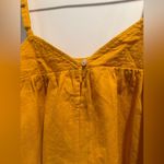 Madewell Mustard Camisole Relaxed Backless Top Size4 Photo 4
