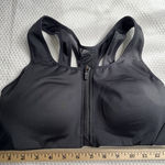 Nike DRI-FIT Black Size M Womens Lined Wireless Front Zip Racer Back Sports Bra Photo 0