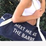 Private Party “Meet Me At The Barre” Denim Gym Bag Photo 4