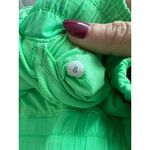 LULULEMON Neon Green Running Lined Workout Shorts Size 8 Photo 5