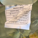 Green Long Sleeve Prom Party Dress Embroidered Flowers & Butterflies Size 12 Green Photo 11