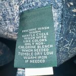 LRL Lauren Jeans Co. Women's Floral Button Up Jacket Denim, Linen Blend Size 16 Blue Photo 6