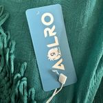 Aolro Teal Crochet Pom Pom Swim Coverup / Dress Size Small Resortcore Fringe Multiple Photo 7