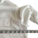 Ivanka Trump White Double Button Roll Tab Sleeve Collared Blouse Size XL NWT Photo 9