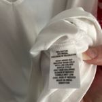 Crown & Ivy NWT  Top Womens Plus 2X White Red Lace Cap Sleeve Scoop Neck T Shirt Photo 6