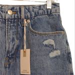 Good American 90s Duster Straight Leg Jeans Blue Distressed Pockets 6 / 28 New Photo 4