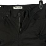 PacSun  SZ 31 Skinny Bermuda Jean Shorts Distressed Mid-Rise Frayed Hems Black Photo 1