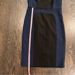XOXO Navy Blue and Black Sheath Dress Photo 4