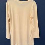 Johnny Was  Calme Cream Long Sleeve Tee Size XS Photo 2