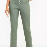 Loft Monroe Slim Chino Utility Pants | Light Green | 8 Photo 0