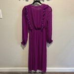 ZARA Elegant Purple Dress Photo 5