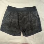 Maskert Plus Size XXL Women's Black Camo Athletic Running‎ Shorts with Pockets Photo 1