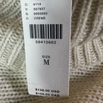 Bishop and Young Anthropologie Olivia Cropped Poncho Sweater Ivory Medium NWT Photo 9