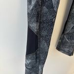 Lululemon Pace Rival High Rise Crop Leggings Velocity Mesh Island Mist Black Photo 4