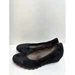Garbor‎ Sacchetto Womens Wedge Pump Slip On Shoes Black Suede Size 9.5 US 7.5UK Photo 1