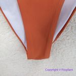 NEW Rhythm Free People Ring Itsy Bikini Bottoms, size S Orange Photo 2