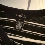 Rue 21 Black striped Top Photo 2