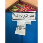 Diane Gilman VTG 100% Silk Sequin Tropical Jungle Hawaiian Panther Blouse Shirt Photo 5