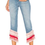 Anthropologie Mcguire Damn Fine Cha Cha Denim Jeans Photo 0