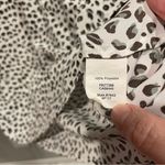 J.Crew Cute leopard print ruffle neck button front semi sheer sleeveless blouse Photo 4