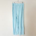 Madewell Womens Pants Pull-On Straight Crop Linen Blend Lightweight Blue Size 14 Photo 5