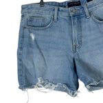 Lucky Brand Denim Shorts Womens 12 Light Wash Distressed Raw Hem Country Photo 1