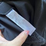 Eileen Fisher KNIT PENCIL SKIRT WRAP LACE HEM BLACK WOMENS SIZE XL ELASTIC WAIST Photo 5