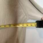 ZARA Ribbed Knit Longline Duster Cardigan Tan Beige Size Large Photo 15