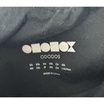 Womens Ododos Size 2X Blue Black Print Crop Fit Athletic Leggings High Rise Photo 1