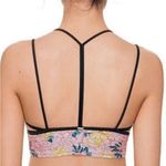 PINK - Victoria's Secret Victoria Secret PINK Velvet Floral Strappy Wireless Bralette Photo 2