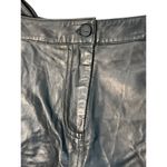 LAMARQUE Liana Leather Skirt in Black Medium Womens Skort Shorts Photo 5