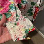 Victoria's Secret 🌺VINTAGE VICTORIA SECRET GOLD LABEL FLORAL AND LACE BATHROBE SIZE MEDIUM🌺 Photo 2