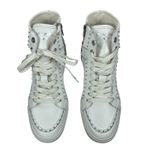 Zadig & Voltaire High Flash Studded Leather High Top Sneaker White Size 40 Photo 4