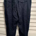 Tommy Hilfiger Navy Blue Linen Pants Photo 5