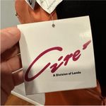 Ciré A Division of Landa Flame Orange Plunge Neck Halter Gown 16 Y2K Photo 10