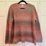 J.Jill pink wool blend ombre knit sweater large Photo 1