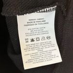 Nike  Sweatshirt Black Cropped Sweatshirt w/ Plush Fuzzy Tick Logo Sz M GUC Photo 8