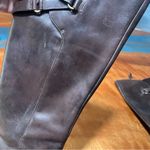 Ecco  Hobart tall leather brown buckle boots size 38 Photo 7