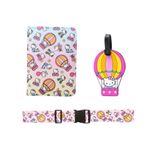 NWT Hello Kitty 3 Piece Travel Set Pink Photo 1