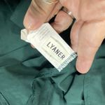 Swiss Dot Mini Babydoll Dress XS Square Neck A line Long Slv Green Flirty Cottag Photo 9