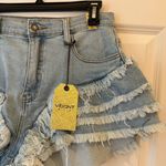 Vibrant Miu Denim Shorts Photo 2
