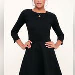 Lulus Cumulonimbus Clouds Black Skater Mini Dress Size M Size M Photo 0