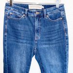 Soft Surroundings  Dark Wash Raw Hem Straight Jeans Photo 1