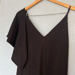 ZARA  Nwt Flutter Sleeve Spaghetti Strap Mini Ruffle Trumpet Dress Photo 3