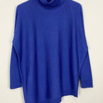 Eileen Fisher Sz S M Oversized Purple Merino Wool Sweater Cowl Neck Pullover Photo 0