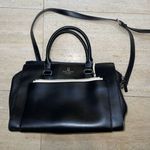 Kate Spade  New York Satchel Crossbody Black Leather Zipper‎ Accent Photo 0
