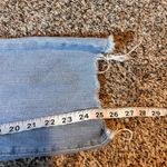 Loft  The Kick Crop Flare Jeans Light Wash Distressed Raw Hem Women's Size 26 Photo 5